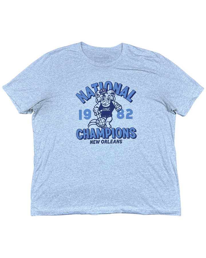 UNC Tar Heels 1982 National Champions T-Shirt (2XL)