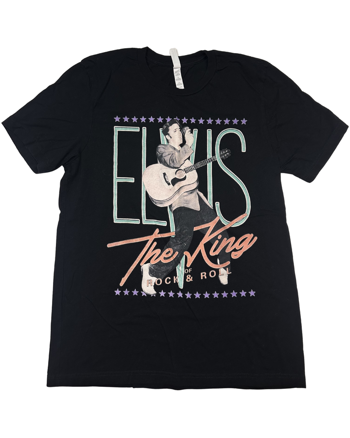 Elvis The King of Rock & Roll T-Shirt (large)