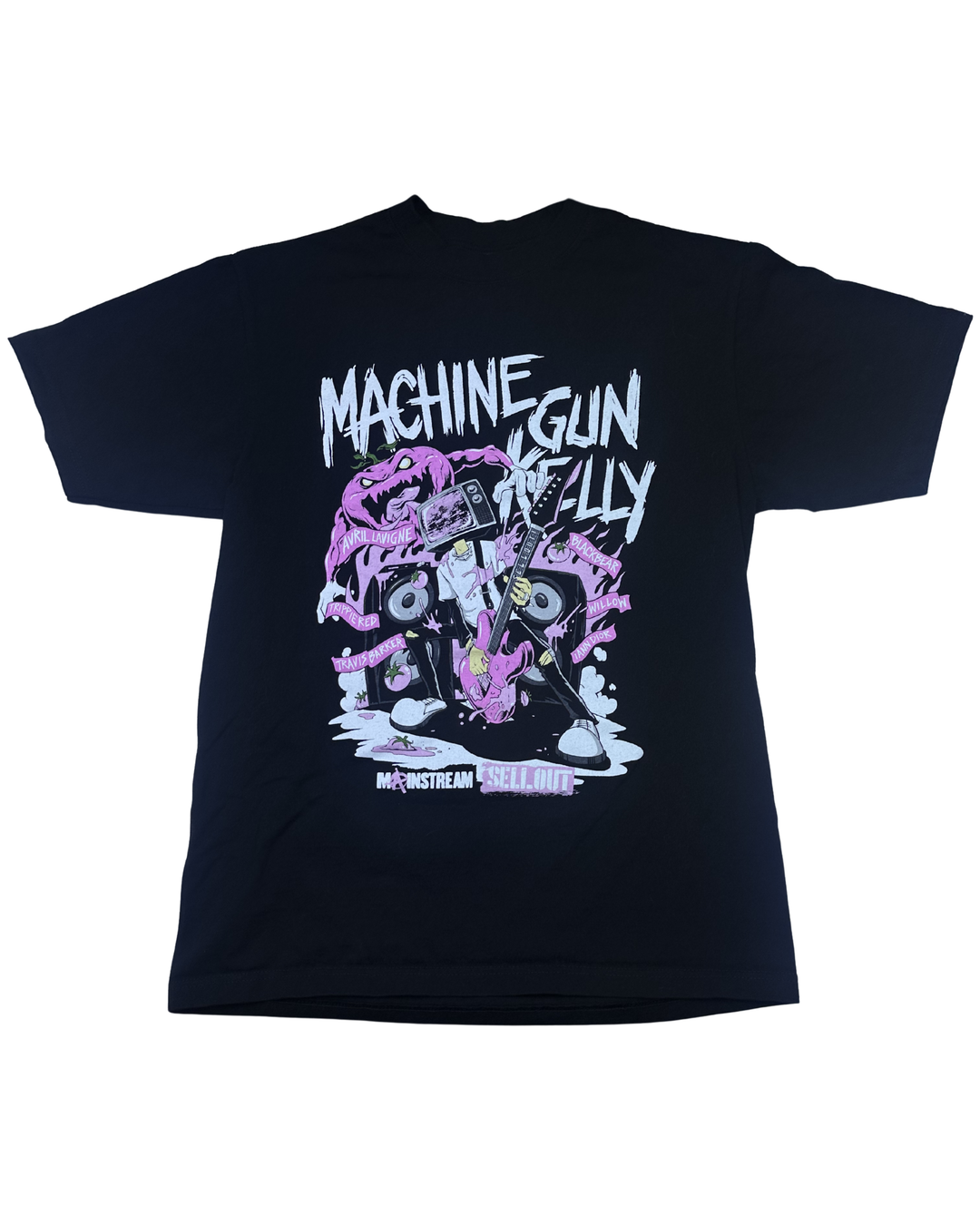 Machine Gun Kelly Mainstream Sellout Tour 2022 Graphic T-Shirt (Large)