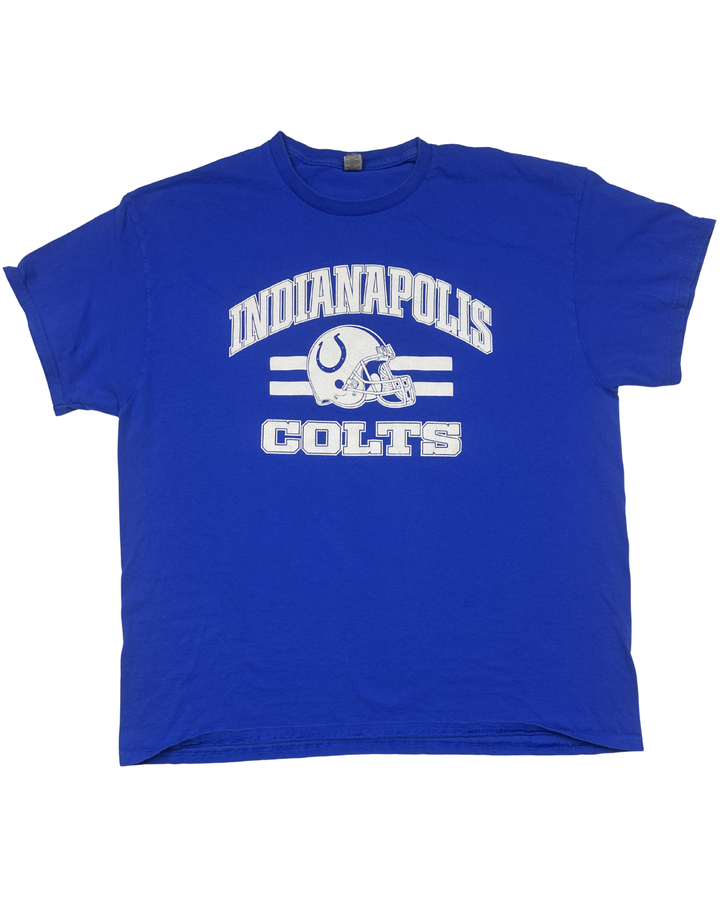 Indianapolis Colts Helmet Graphic T-Shirt (XL)