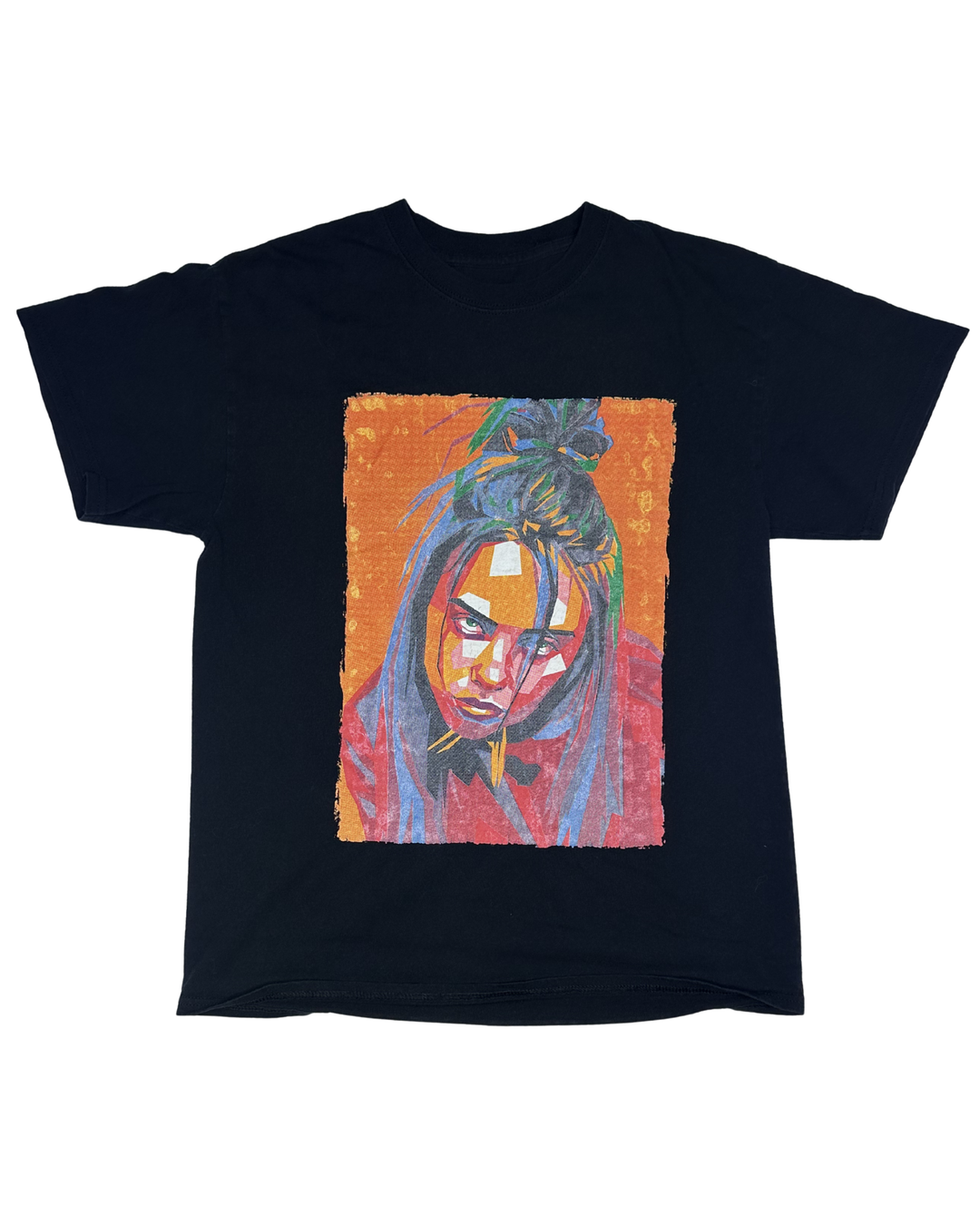 Abstract Portrait Art Graphic T-Shirt (Large)