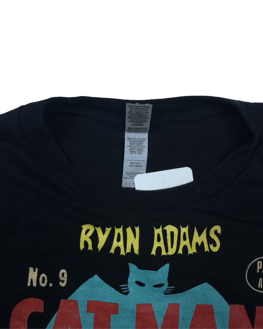 Ryan Adams Cat Man Romeo and Juliet Tour Graphic T-Shirt (Large)
