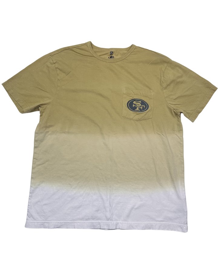 NFL San Francisco 49ers Dip-Dye Pocket T-Shirt (large)
