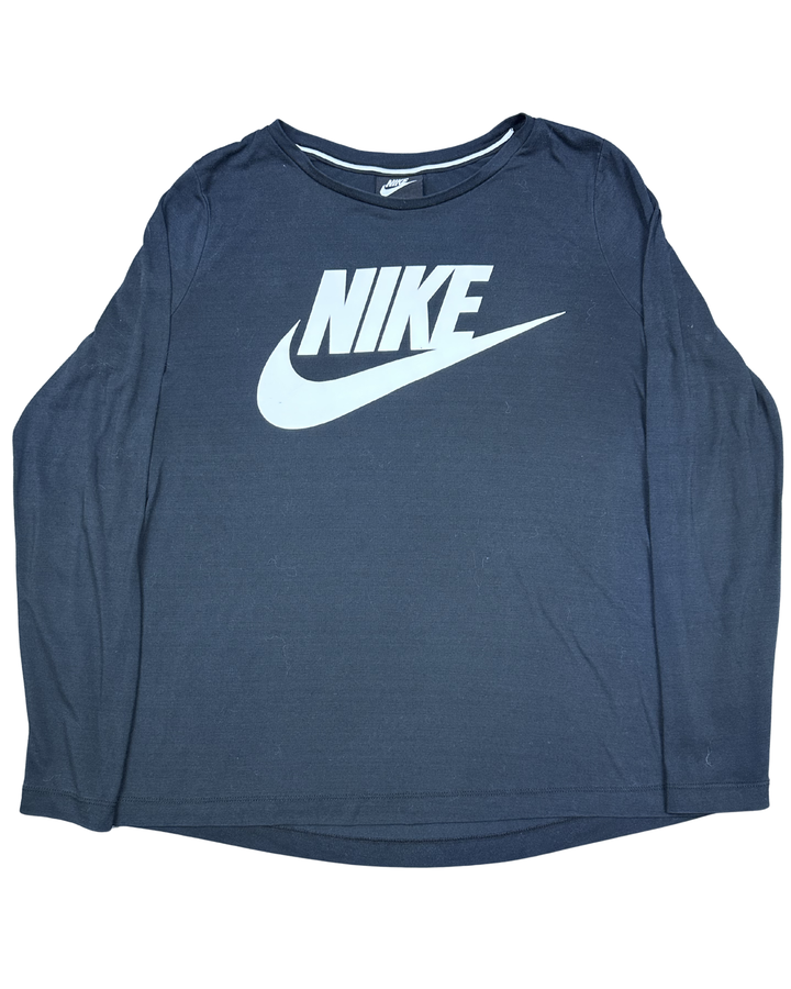 Nike Futura Logo Long Sleeve T-Shirt Women's (Medium)