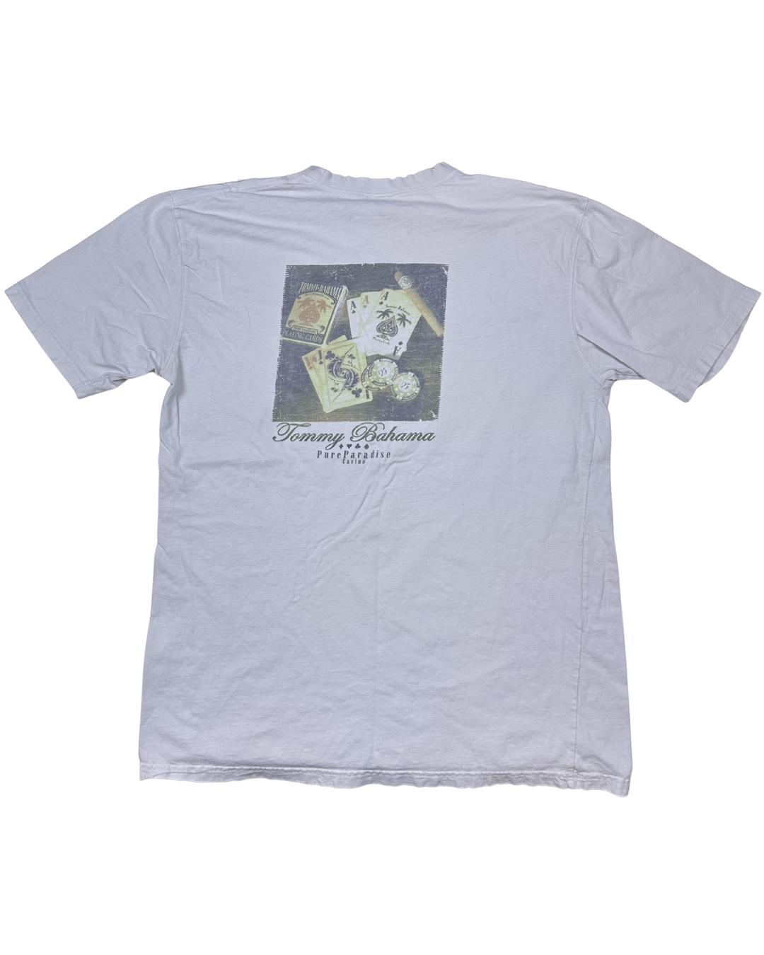 Tommy Bahama Para Paradise Playing Cards Graphic T-Shirt (large)