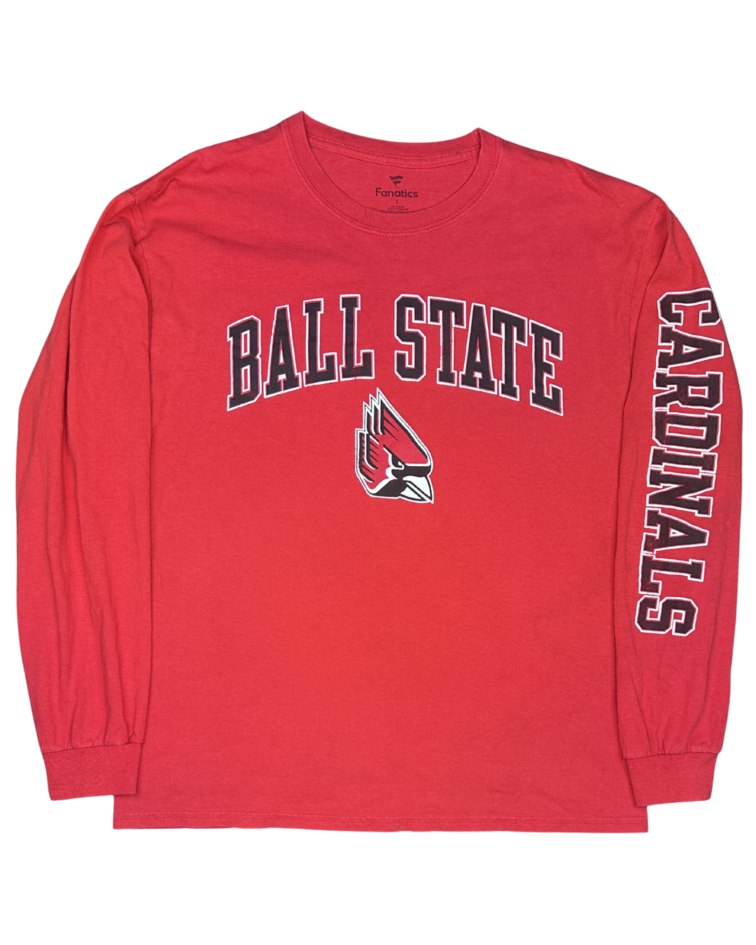 Fanatics Ball State Cardinals Long Sleeve T-Shirt (Large)