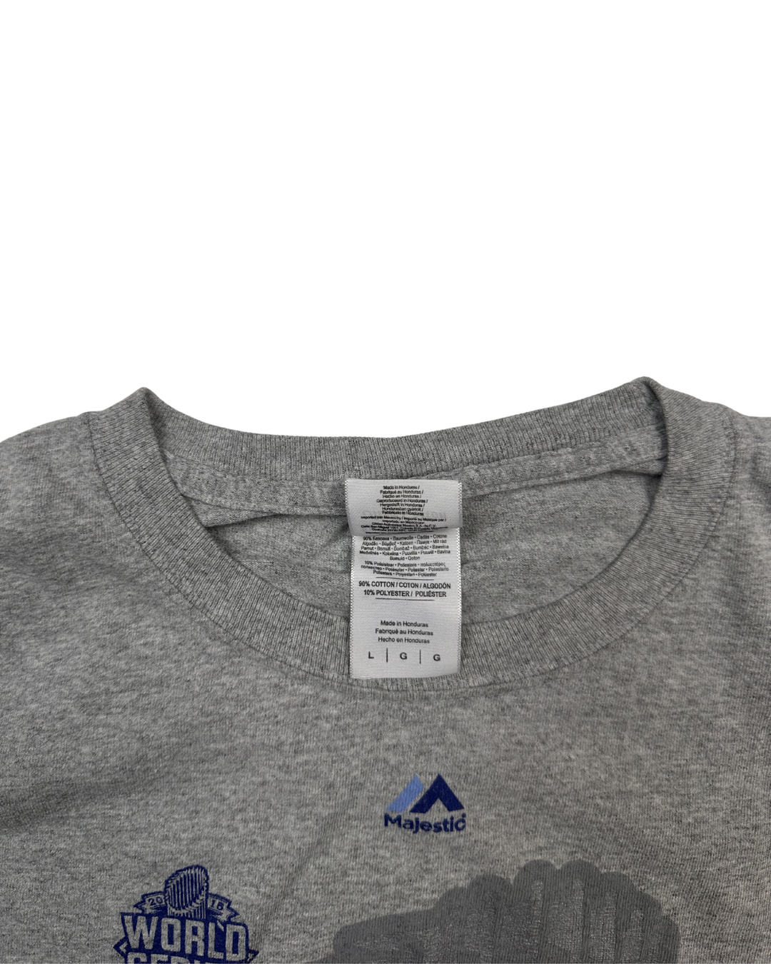 Kansas City Royals World Series Champs Majestic Long Sleeve T-Shirt (large)