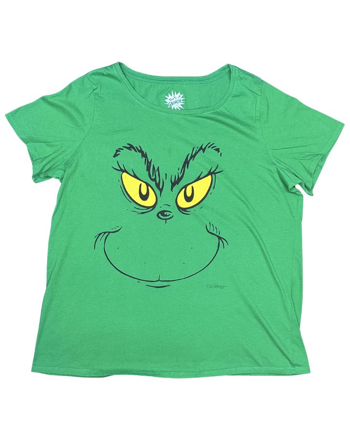Dr. Seuss Grinch Women's Graphic T-Shirt (0X)