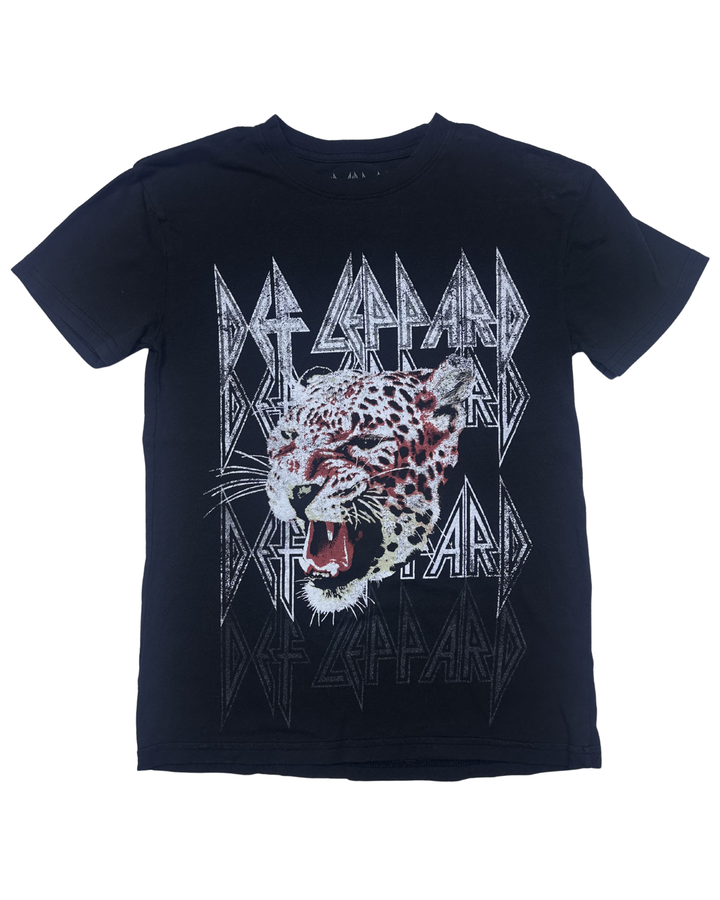 Def Leppard Leopard Graphic T-Shirt (XS)