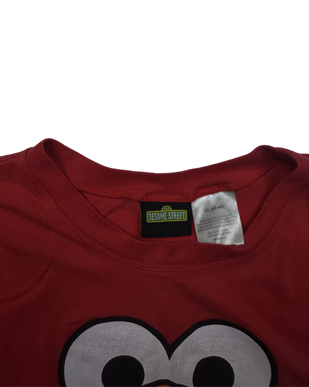 Sesame Street Elmo Face Graphic T-Shirt (xl)