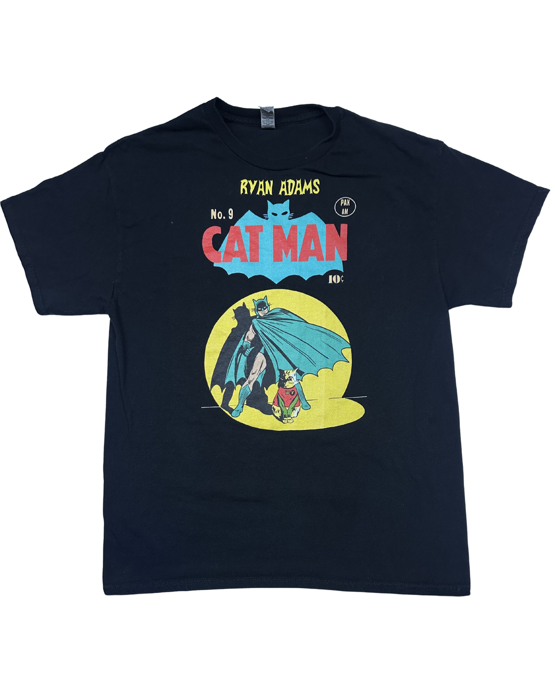 Ryan Adams Cat Man Romeo and Juliet Tour Graphic T-Shirt (Large)