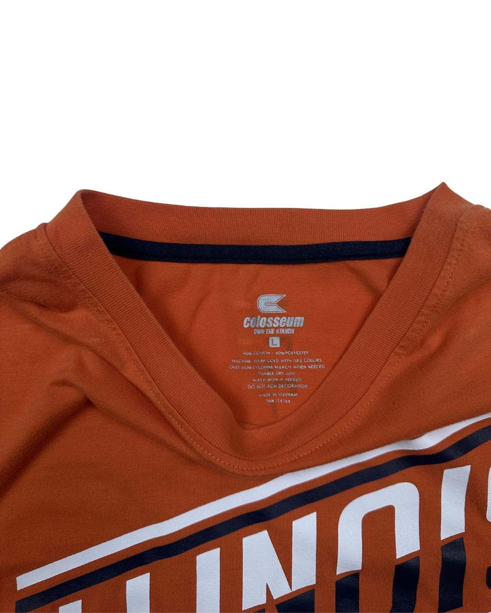 Colosseum Illinois Fighting Illini Graphic T-Shirt (Small)