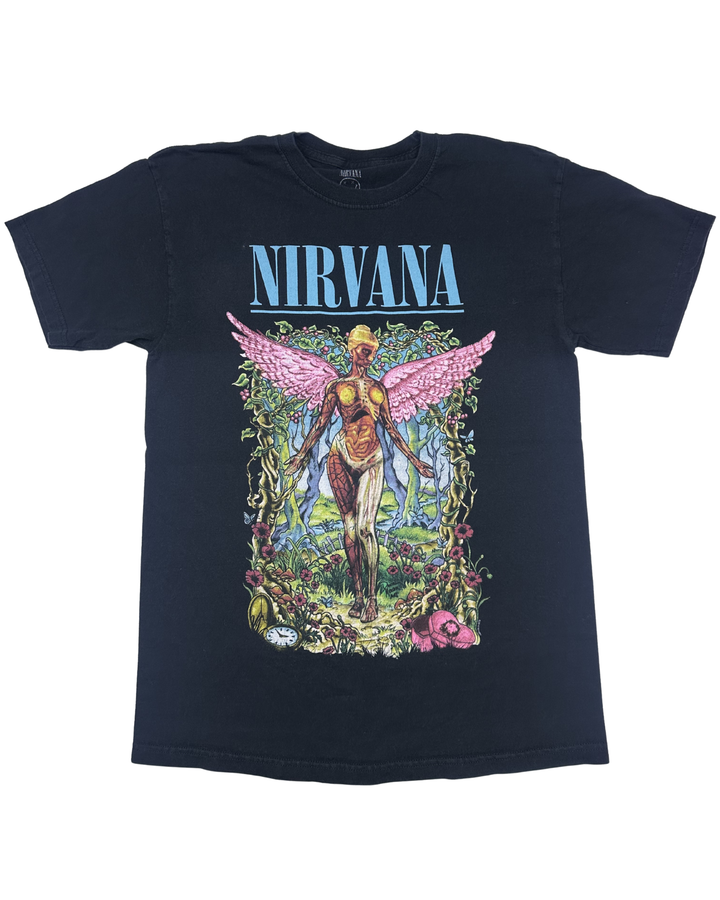 Nirvana In Utero Angel Graphic T-Shirt (medium)
