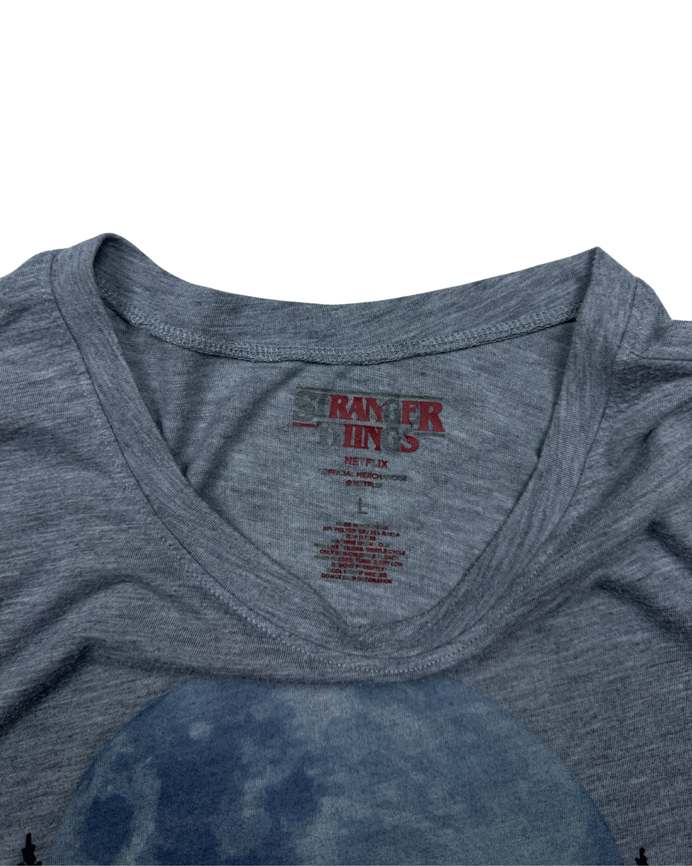 Stranger Things Moon Graphic T-Shirt Women's (Medium)