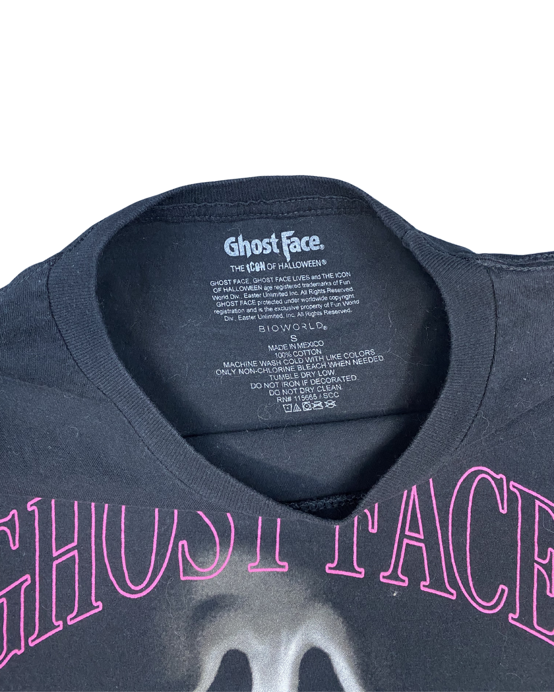 Ghost Face Scream Horror Graphic T-Shirt (Small)