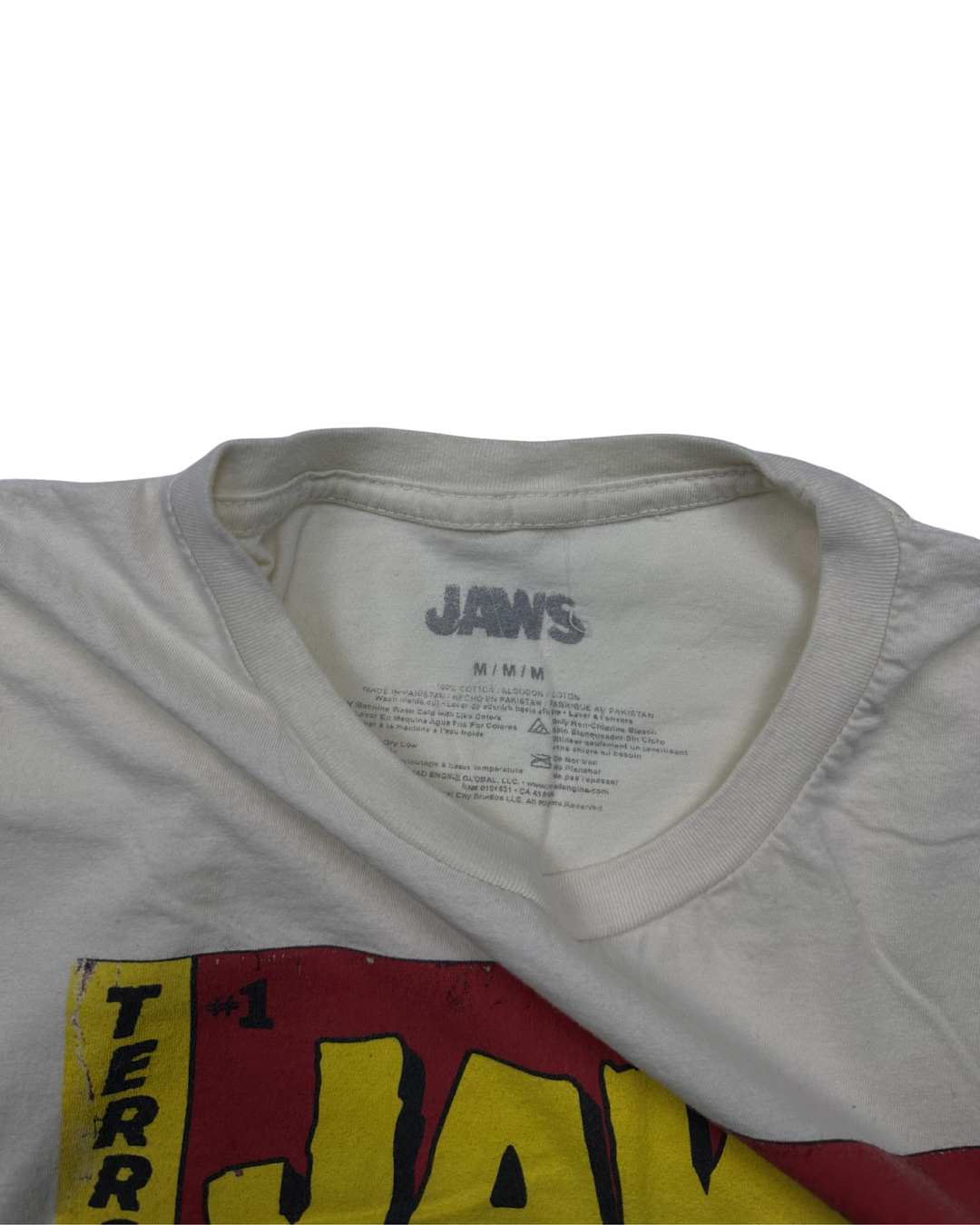 Jaws You're Gonna Need a Bigger Boat Comic Book Graphic T-Shirt (petite medium)
