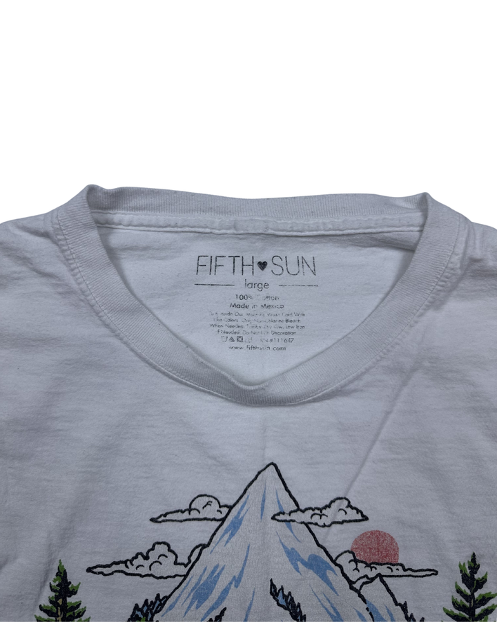 Fifth Sun Get Elevated Mountain Graphic Long Sleeve T-Shirt (large)