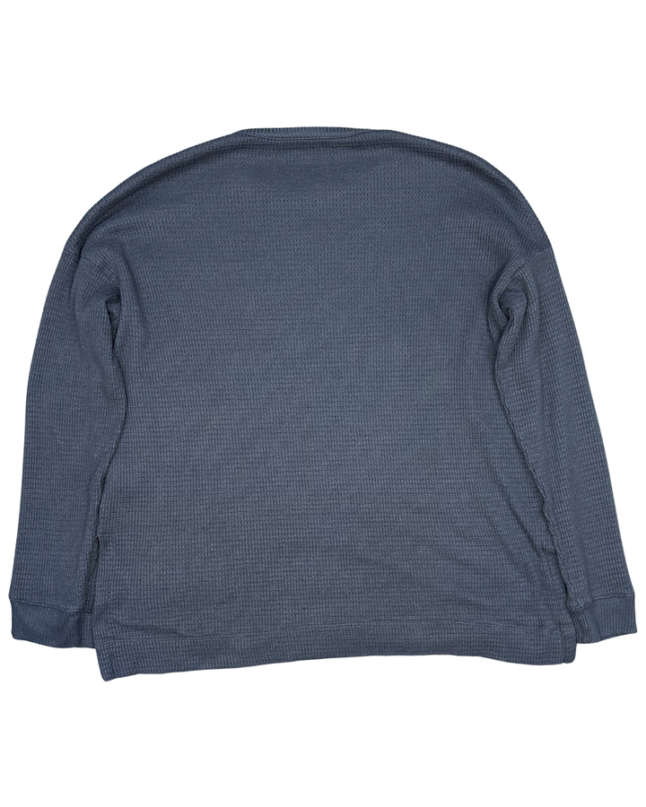 American Eagle Waffle Knit Thermal Long Sleeve Crewneck (Medium)