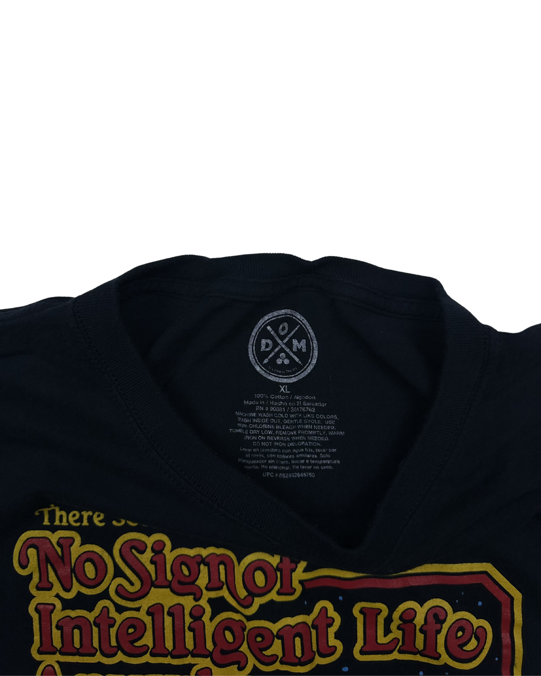 No Sign of Intelligent Life Anywhere Alien Graphic T-Shirt (XL)