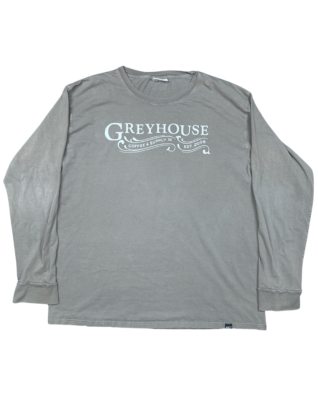 Greyhouse Coffee & Supply Co. Logo Long Sleeve T-Shirt (Large)