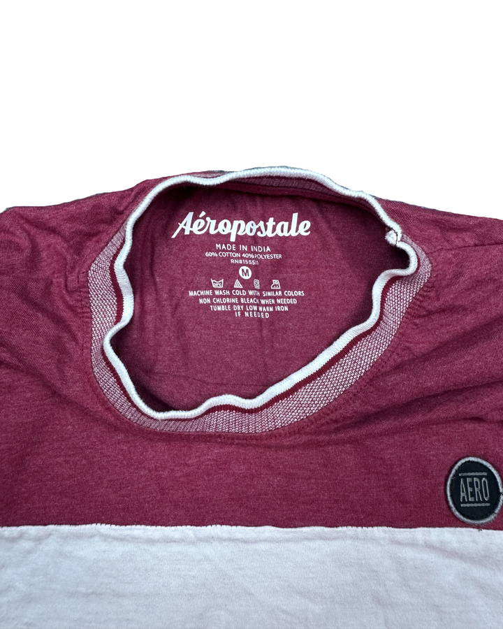 Aeropostale Colorblock Ringer T-Shirt (Medium)