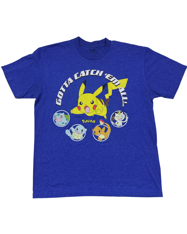 Pokemon Gotta Catch 'Em All Graphic T-Shirt (Small)