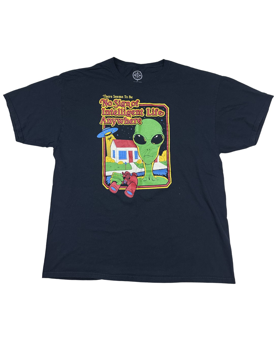 No Sign of Intelligent Life Anywhere Alien Graphic T-Shirt (XL)