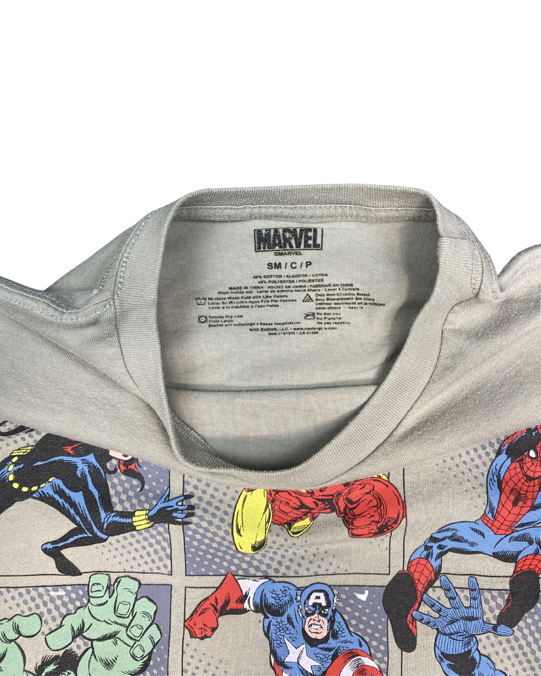 Marvel Avengers Heroes Comic Long Sleeve T-Shirt (Small)