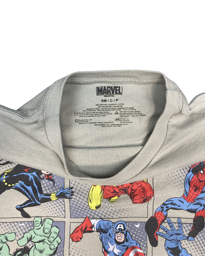 Marvel Avengers Heroes Comic Long Sleeve T-Shirt (Small)