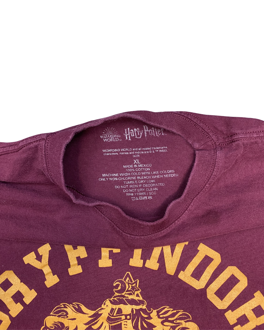 Harry Potter Gryffindor Quidditch Graphic T-Shirt (XL)