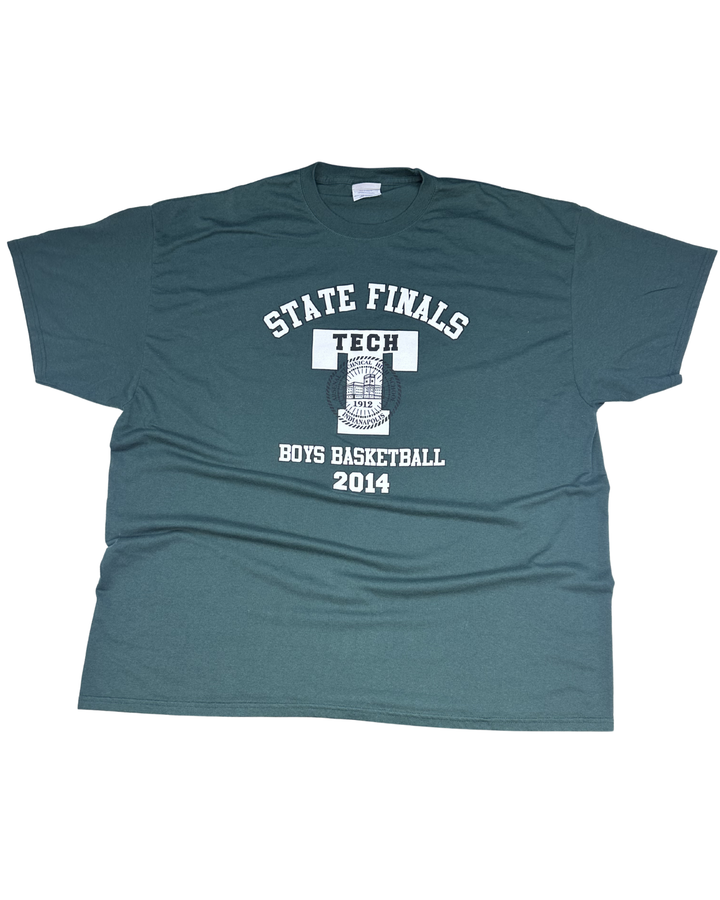Tech State Finals Boys Basketball 2014 Graphic T-Shirt (3XL)