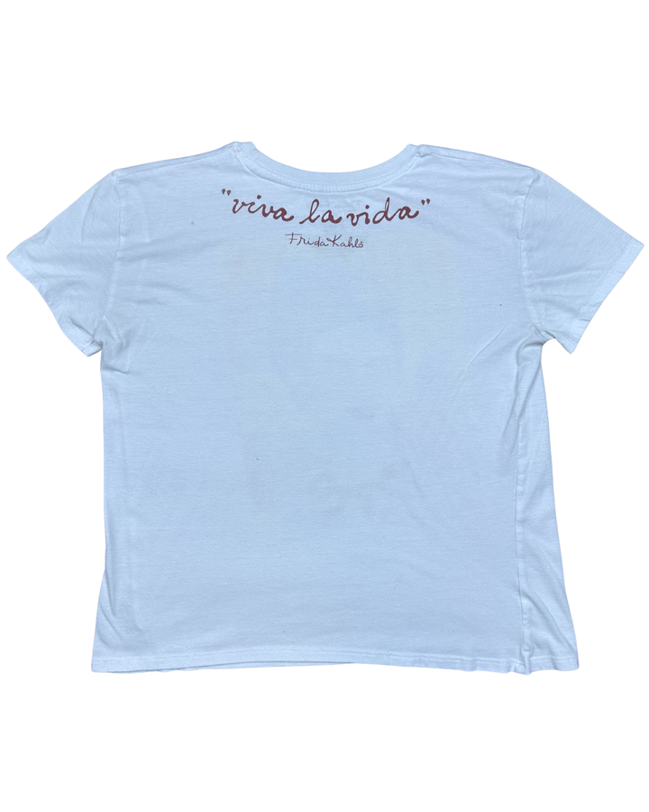 Frida Kahlo Viva La Vida Graphic T-Shirt (Medium)