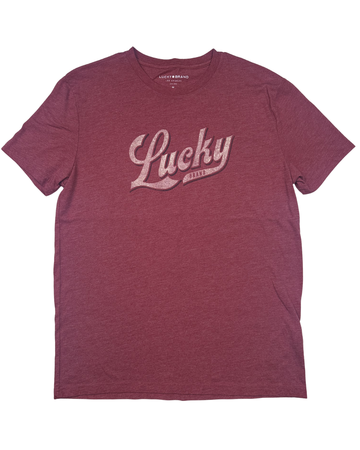 Lucky Brand Script Logo T-Shirt (Medium)