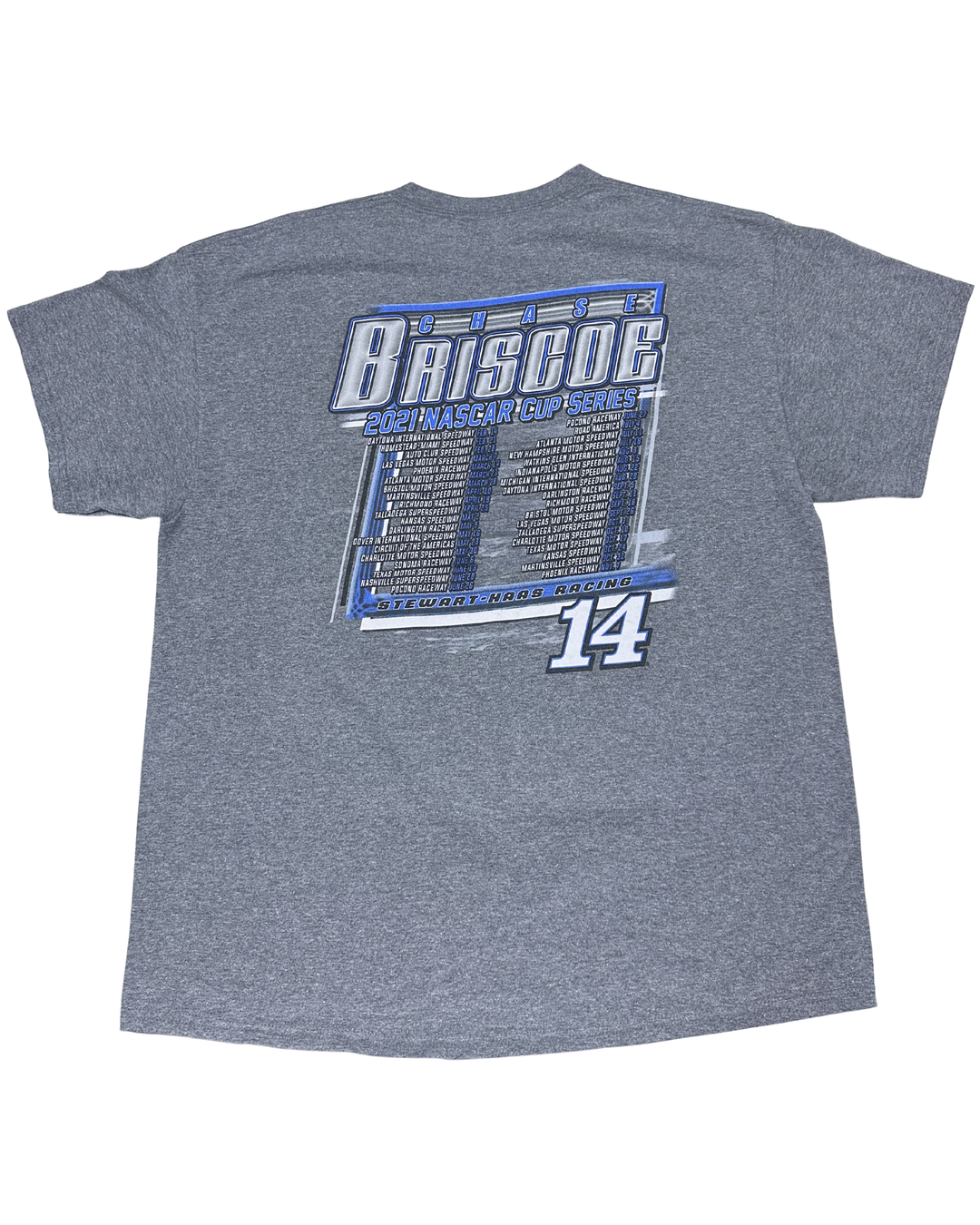 Chase Briscoe #14 NASCAR Cup Series 2021 Graphic T-Shirt (X-Large)