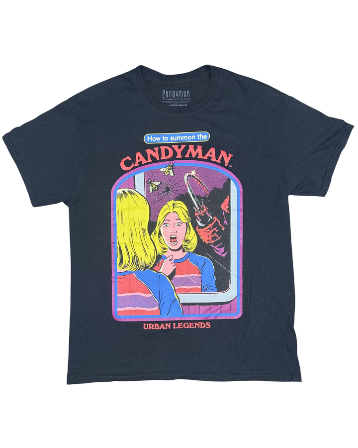 Candyman Urban Legends How to Summon Graphic T-Shirt (Large)