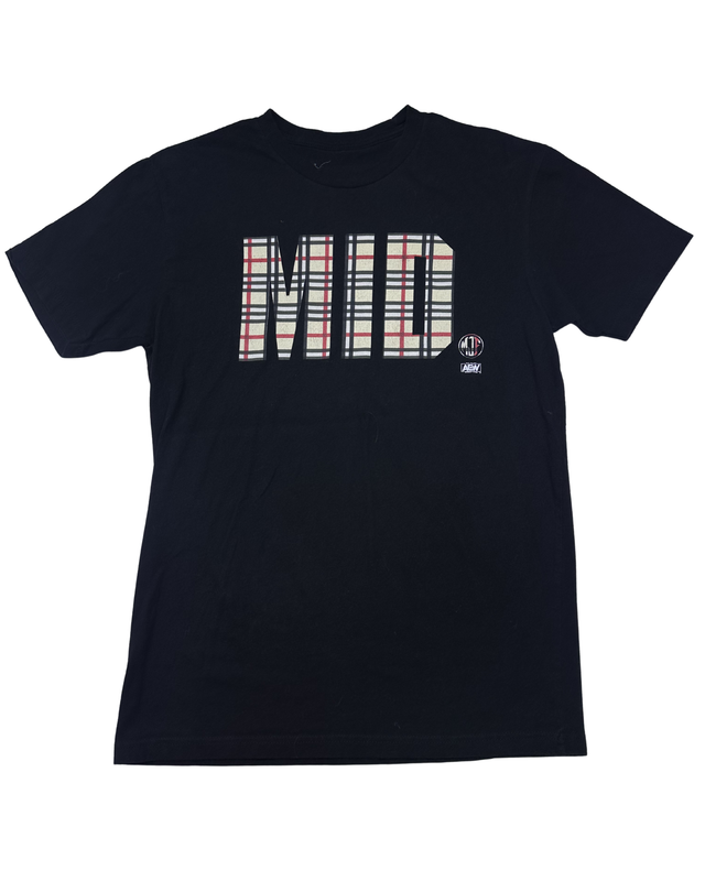 MLD Plaid Streetwear Graphic T-Shirt (Medium)