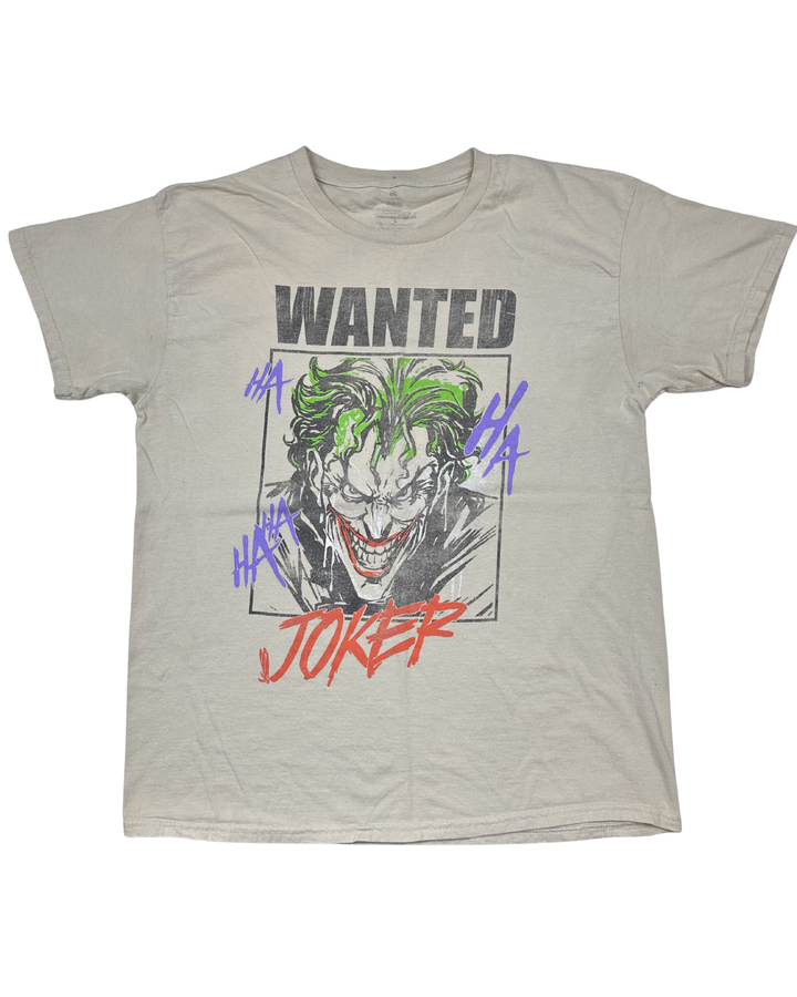 DC Comics Joker Wanted Graphic T-Shirt (large)