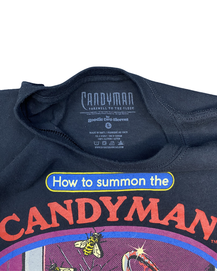 Candyman Urban Legends How to Summon Graphic T-Shirt (Large)