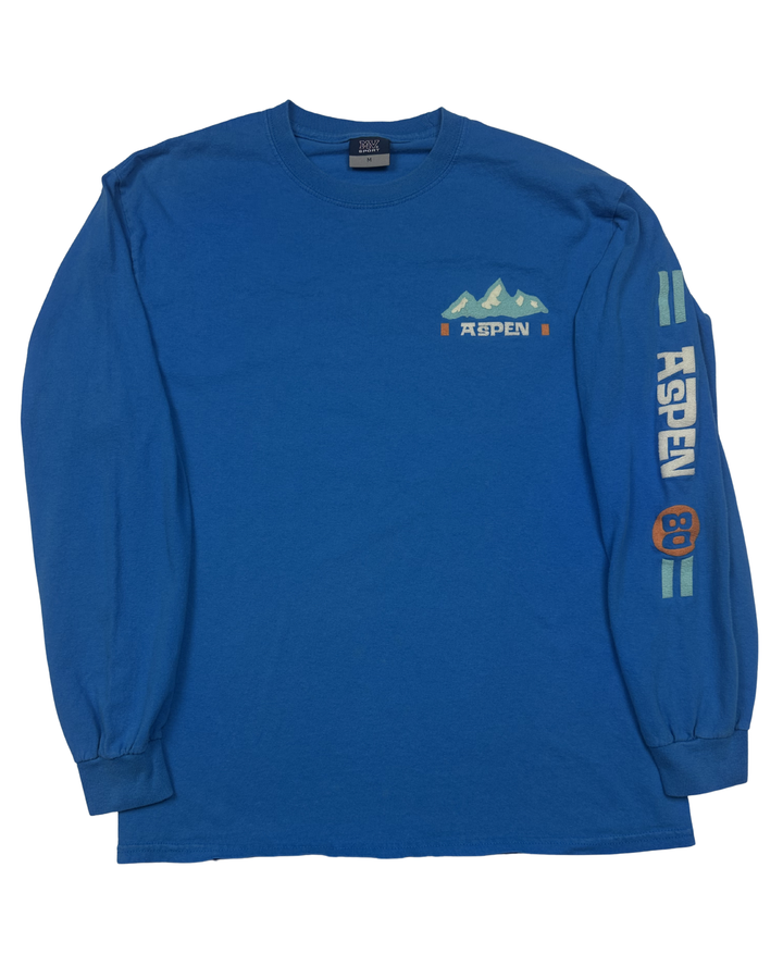 Aspen Colorado Established 1880 Mountain Paradise Long Sleeve T-Shirt (Medium)