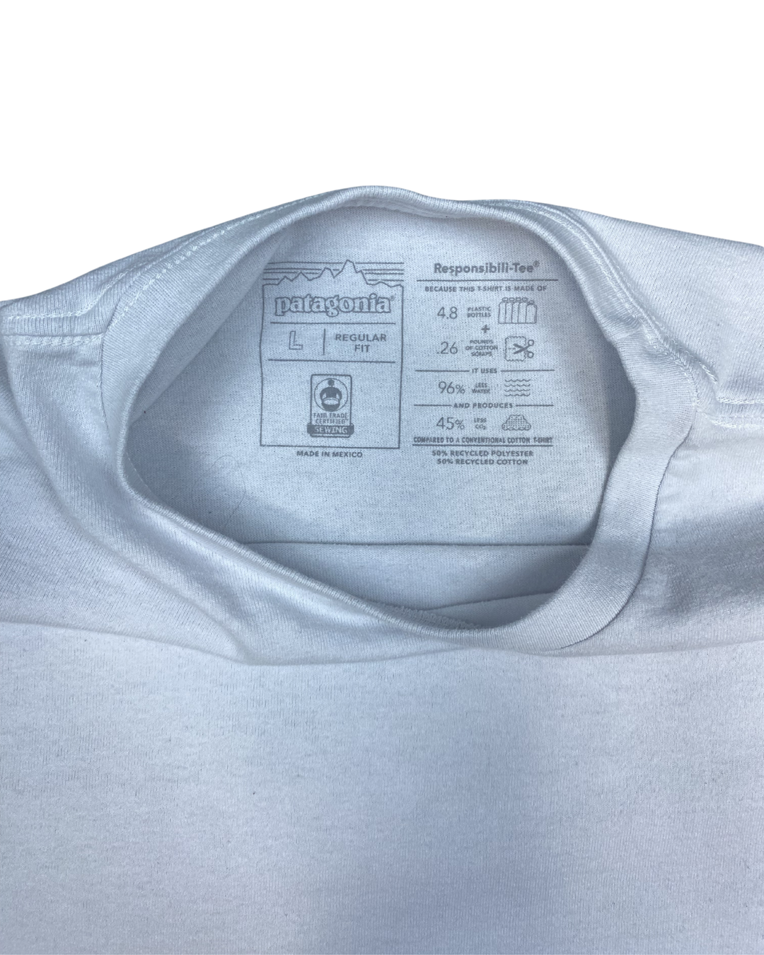 Patagonia P-6 Logo Long Sleeve T-Shirt (Large)