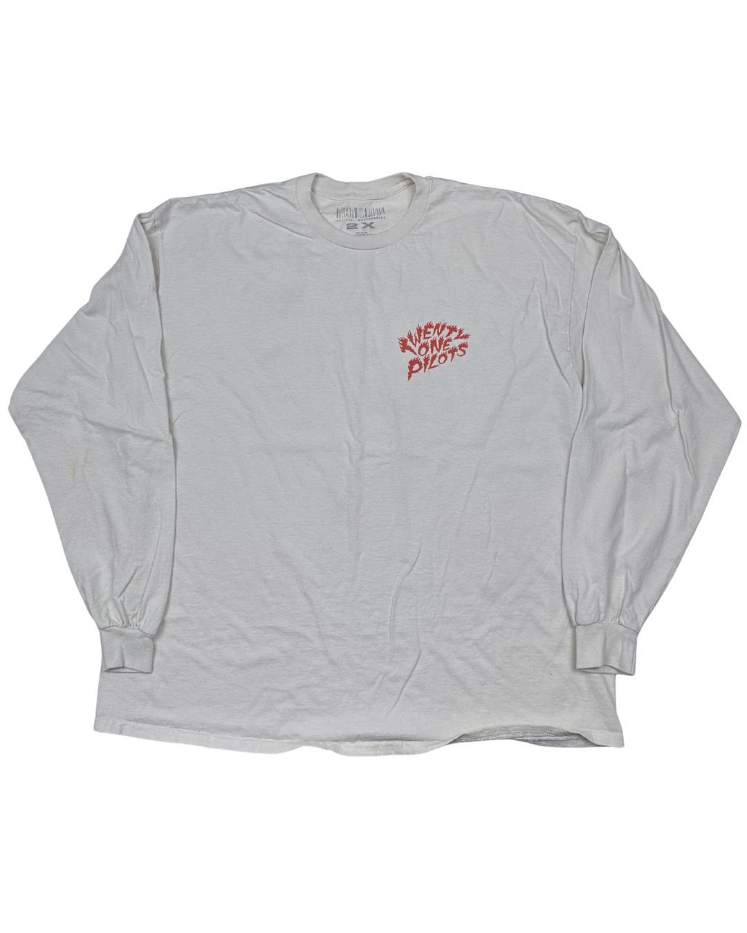 Twenty One Pilots Flame Logo Long Sleeve T-Shirt (2XL)