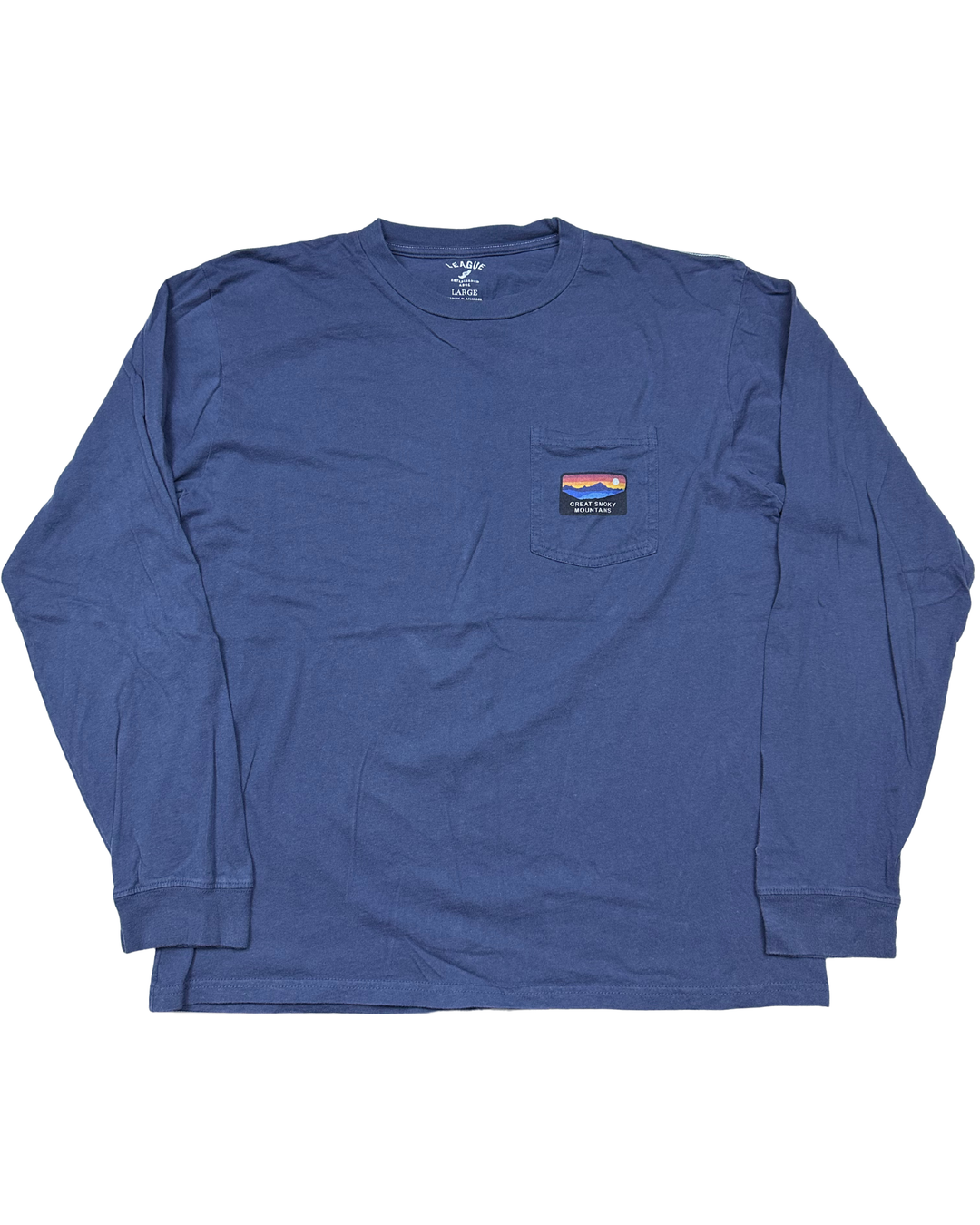 Great Smoky Mtns Tennessee Long Sleeve Pocket T-Shirt (large)