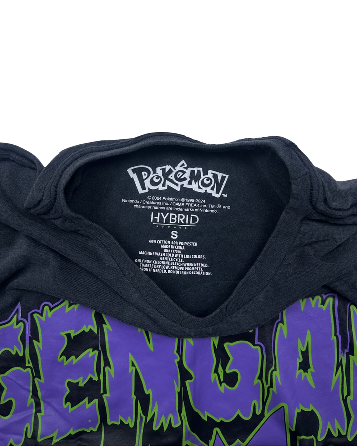 Pokemon Gengar Ghost & Poison Type Graphic T-Shirt (small)