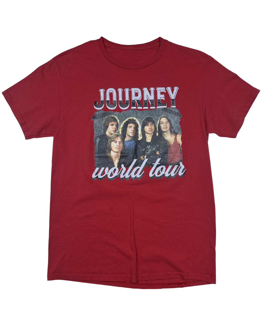 Journey World Tour Band Graphic T-Shirt (Medium)