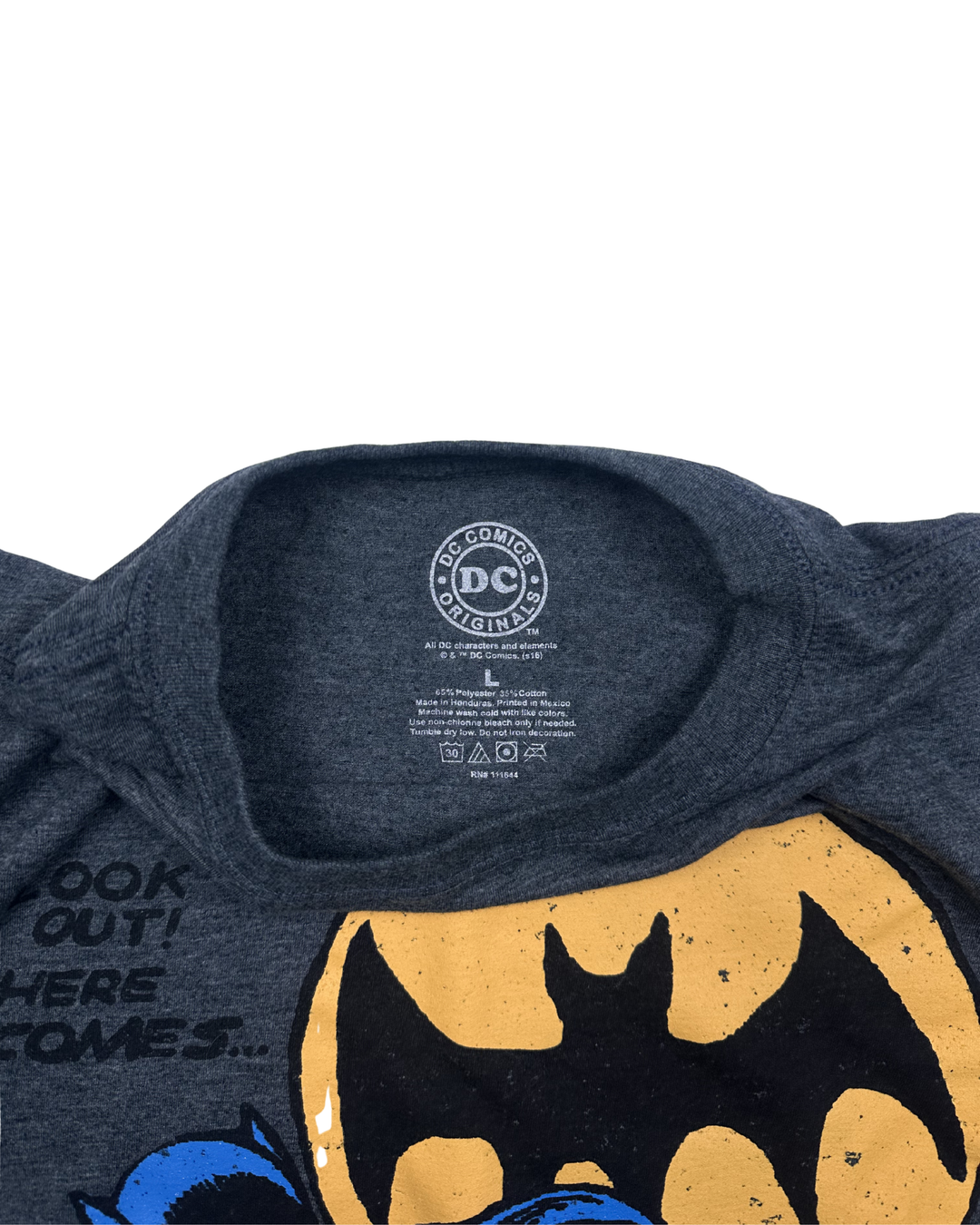 DC Comics Batman Look Out Here Comes The Batman T-Shirt (large)
