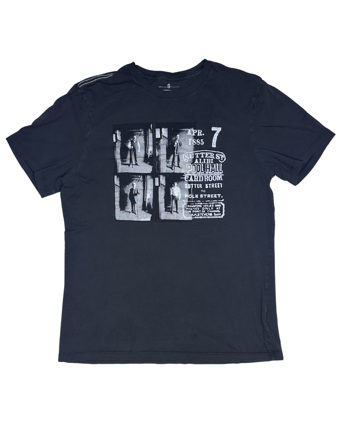 Banana Republic Sutter Street Pool Hall Graphic T-Shirt (Small)