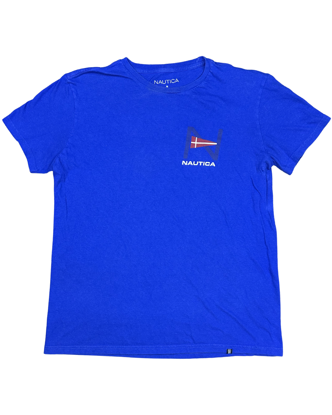 Nautica Sailboat Flag Logo T-Shirt (Medium)