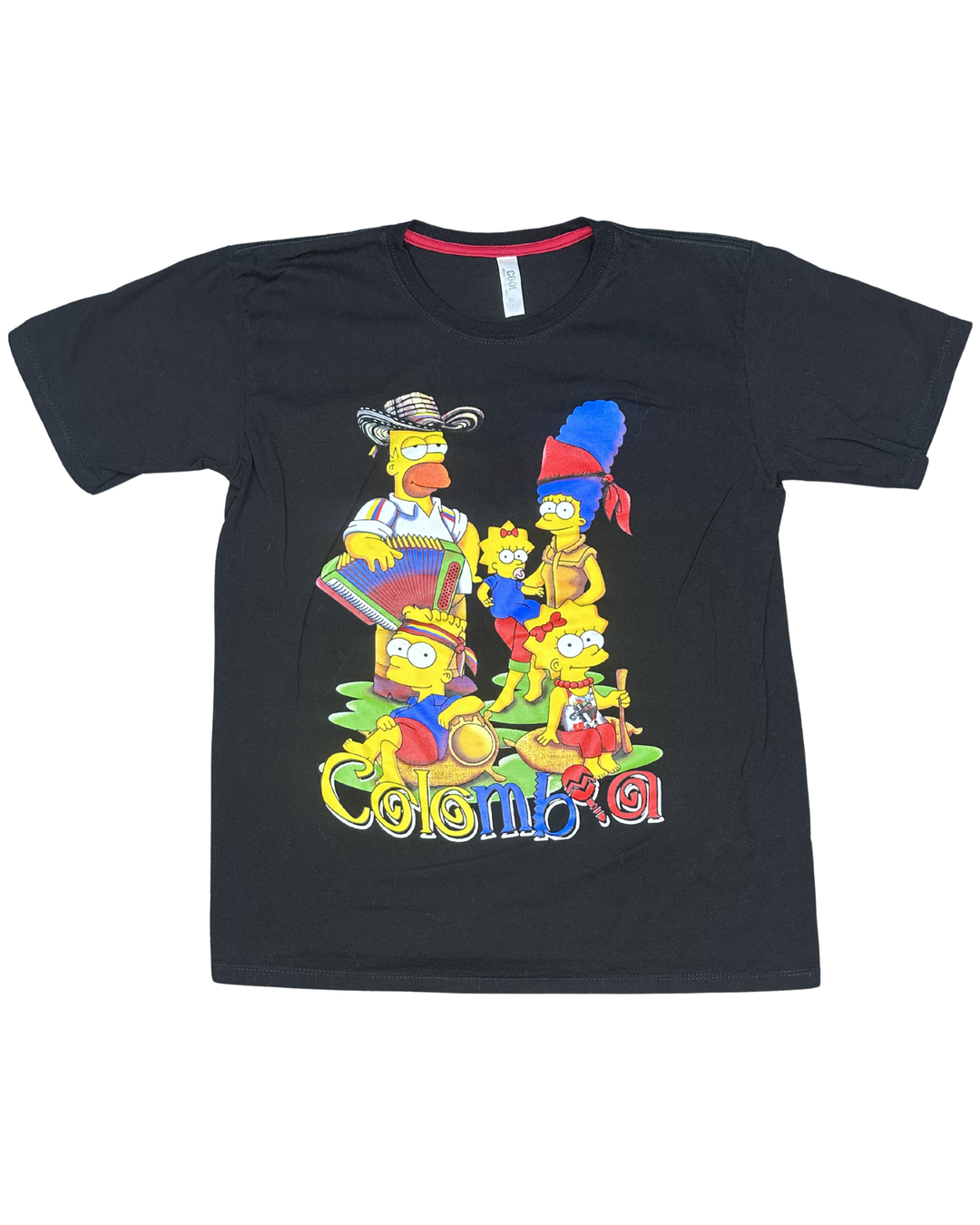 The Simpsons Colombia Graphic T-Shirt (Medium)