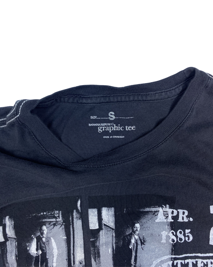 Banana Republic Sutter Street Pool Hall Graphic T-Shirt (Small)