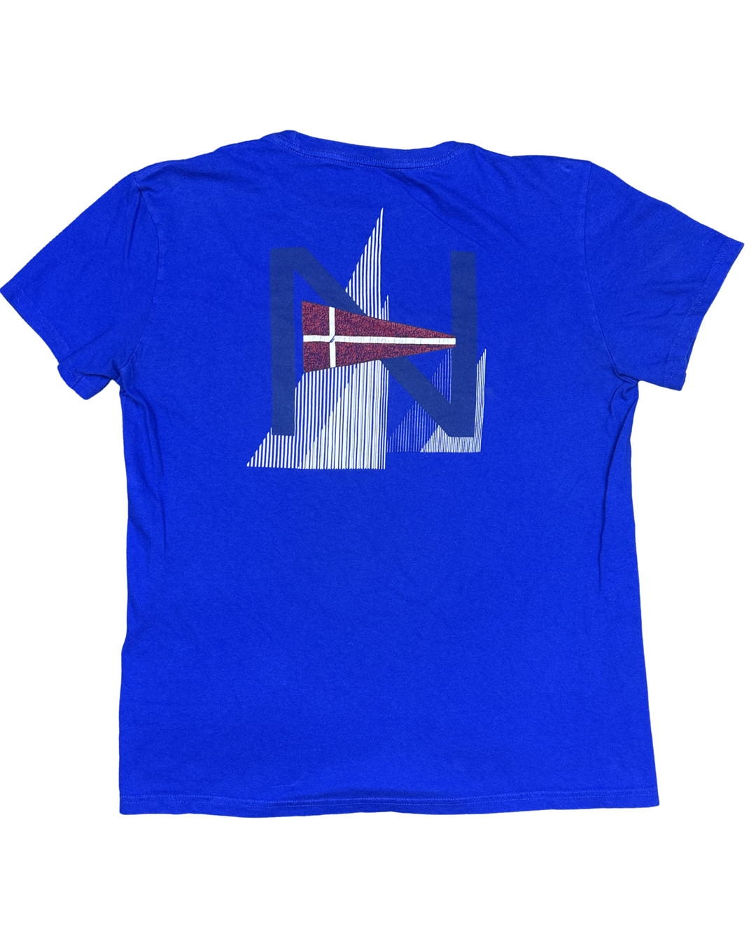 Nautica Sailboat Flag Logo T-Shirt (Medium)